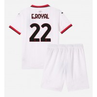 Camisa de time de futebol AC Milan Emerson Royal #22 Replicas 2º Equipamento Infantil 2024-25 Manga Curta (+ Calças curtas)